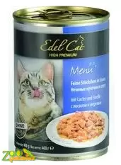 Консервы (влажный корм) для кошек Edel Cat mit Lachs und Forelle Лосось Форель 400г-арт.1000321