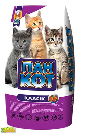 Сухой корм для кошек Пан Кот Классик 10 кг