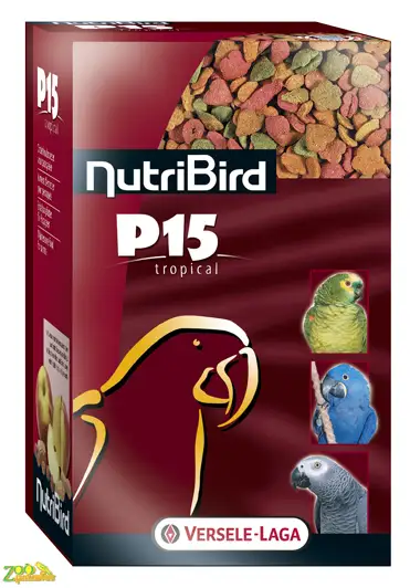 Versele-Laga NutriBird P15 ТРОПИКАЛ ОРЕХИ И ФРУКТЫ (Tropical) корм для попугаев