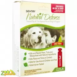 Капли от блох и клещей для собак SENTRY НАТУРАЛЬНАЯ ЗАЩИТА (Natural Defense) более 18кг 4,5мл-арт.22831