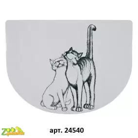 Коврик TRIXIE Pussy Cat под миски для котов 40*30см 24540