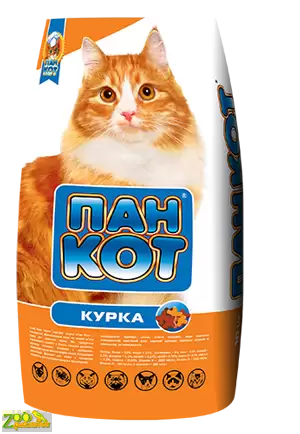 Сухой корм для кошек Пан Кот Курица 10 кг