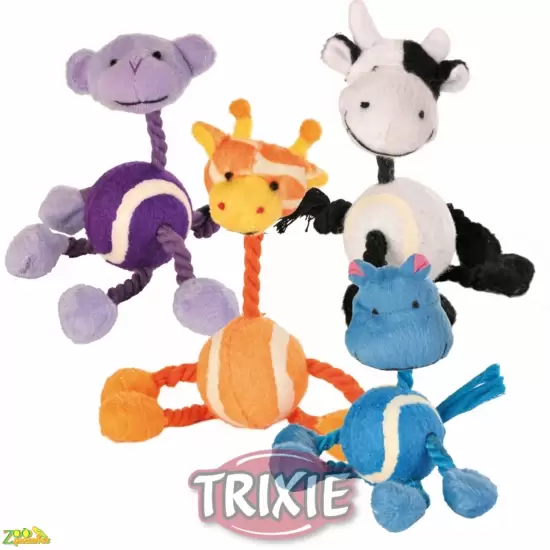 Игрушка для собак TRIXIE на канате с теннисным мячом 16см 3612