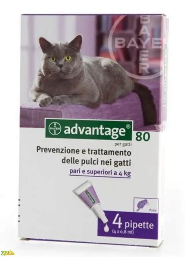 Advantage (Адвантейж) 80 Для кошек более 4кг-1шт