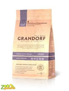 Grandorf  Adult Sterilized Rabbit & Rice сухой корм для стерилизованных котов с ягнёнком и рисом 2 кг
