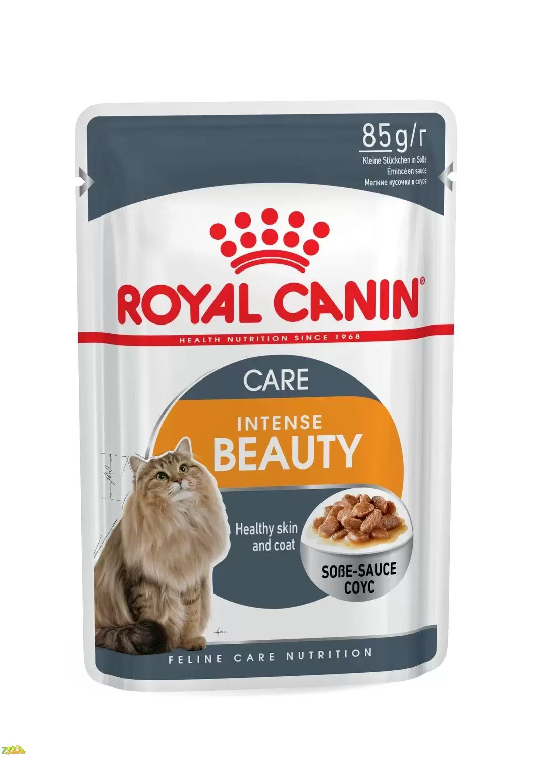 Royal Canin Intense Beauty в соусі 85г * 12шт-паучі для підтримки краси шерсті кішок