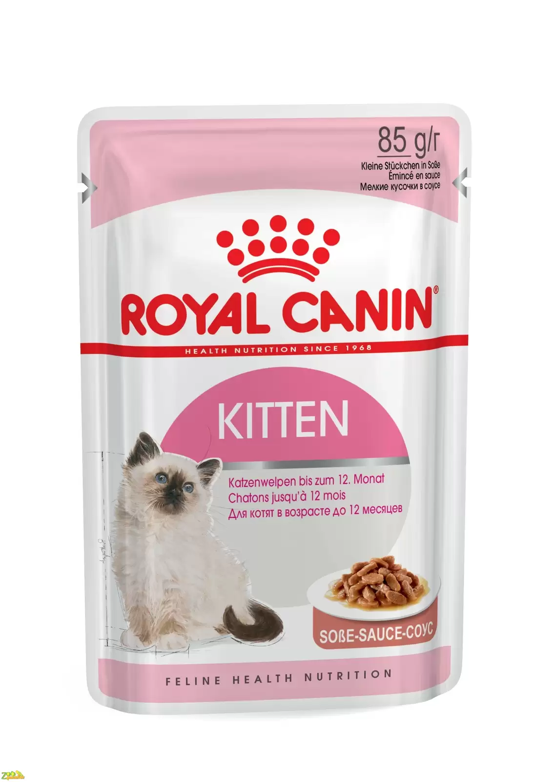 Консервы (влажный корм) для котят Royal Canin KITTEN INSTINCTIVE в соусе 85г х 12шт (4058001)