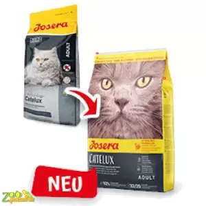 Сухой корм с уткой и картофелем против образования волосяных комков Josera CATELUX 2 кг