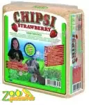 Chipsi Strawberry подстилка с ароматом клубники для мелких домашних животных 15 л JRS320313