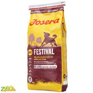 Сухой корм для собак с чувствительным вкусом Лосось Рис JOSERA FESTIVAL 15 кг