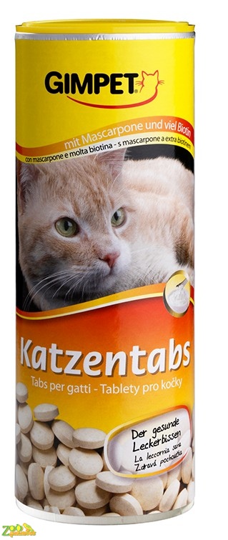GIMPET Katzentabs Витаминные Таблетки Маскарпоне+Биотин