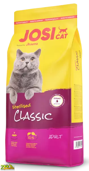 Сухой корм для кастрированных котов и стерилизованных кошек JosiCat Sterilised Classic 10…