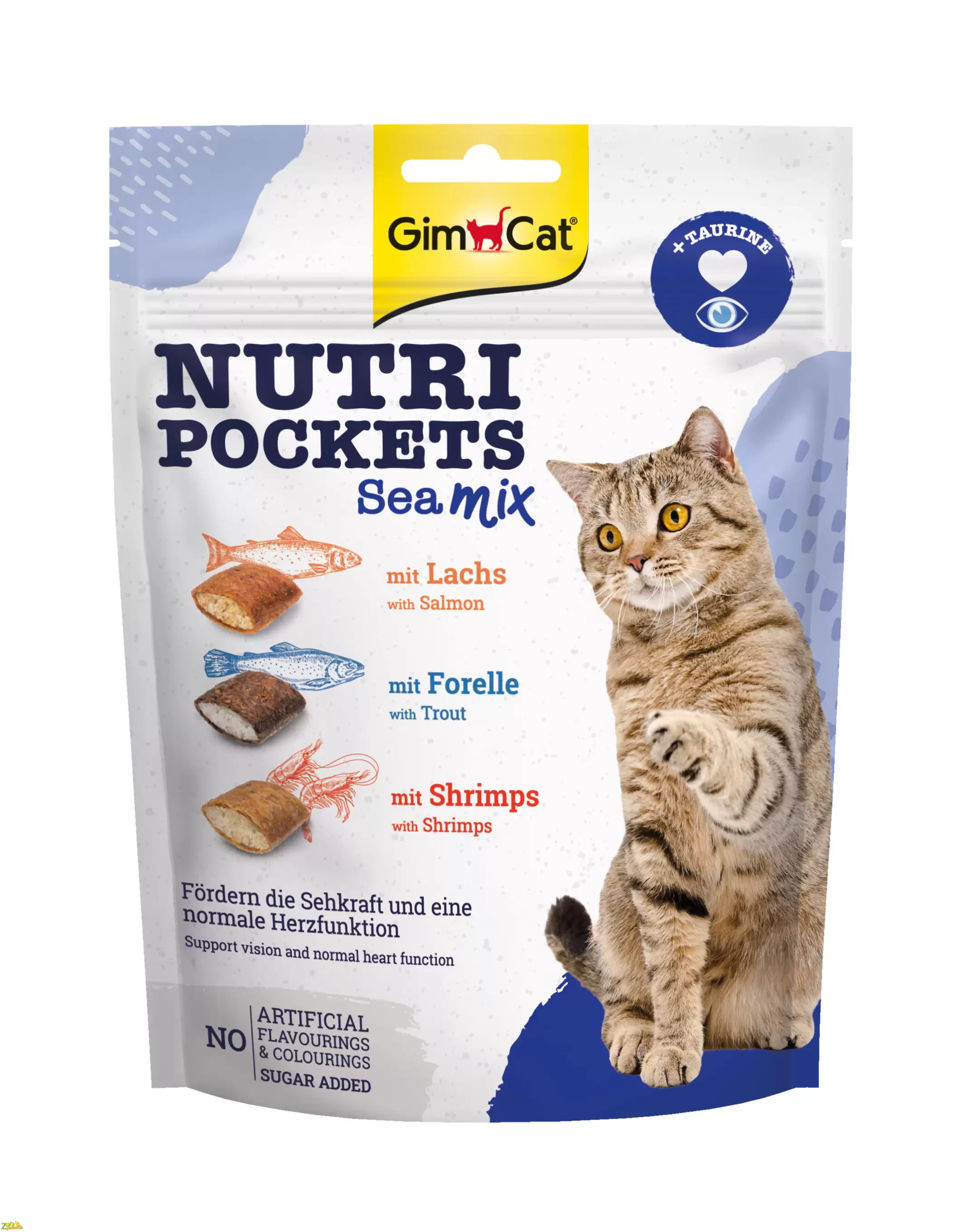 GimCat Nutri Pockets Морской микс 150 арт.G-419176