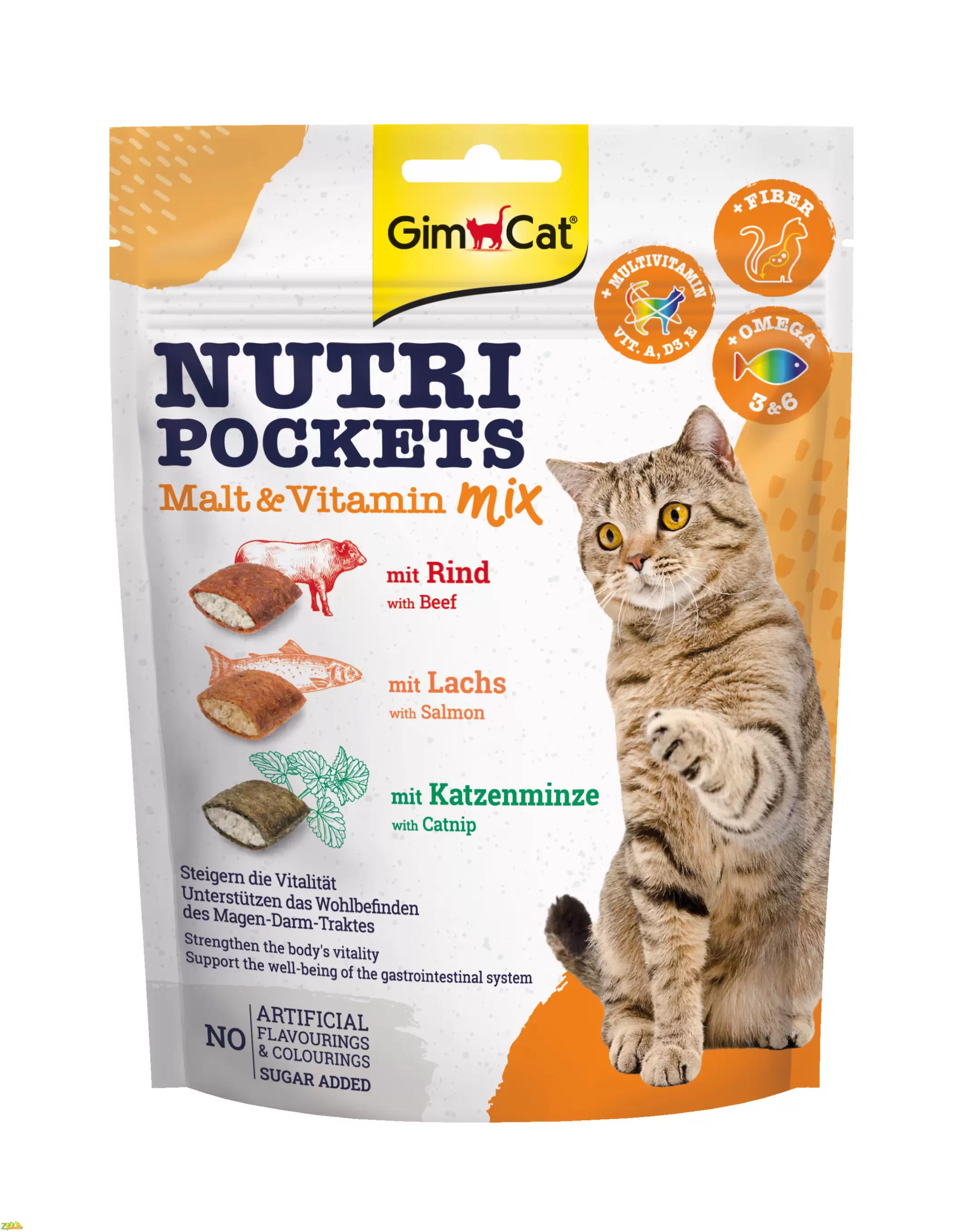 GimCat Nutri Pockets Мультивитамин микс 150 г