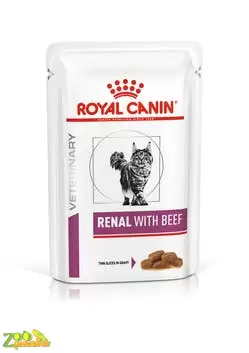 Консервы (влажный корм) для кошек при почечной недостаточности Royal Canin RENAL FELINE BEEF(…