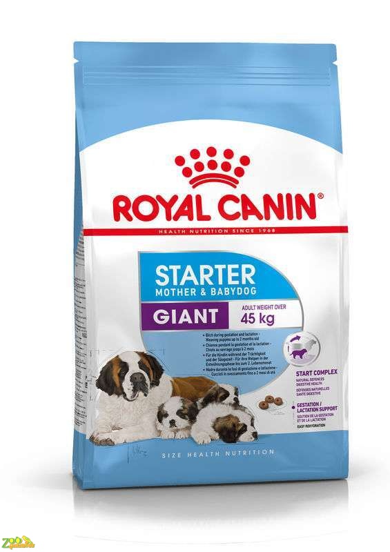 Сухой корм для щенков гигантских пород до 2 месяцев  Royal Canin GIANT STARTER 4 кг 