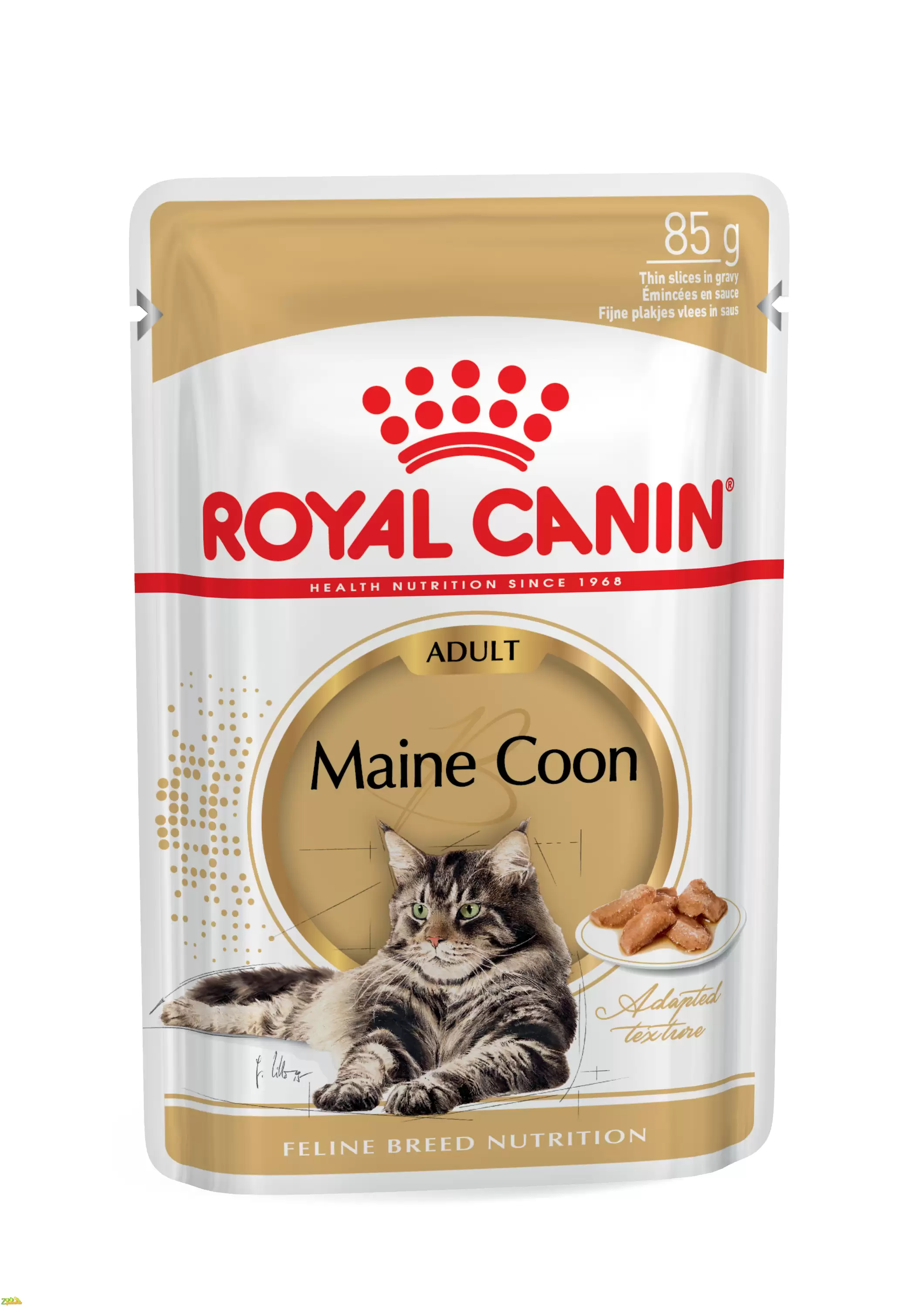 Royal Canin Maine Coon (шматочки в соусі) 85г * 12шт-паучі для кішок породи мейн-кун