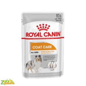 COAT CARE (Коат Кер) Полнорационный влажный корм для собак разных размеров с тусклой и жесткой шерстью 