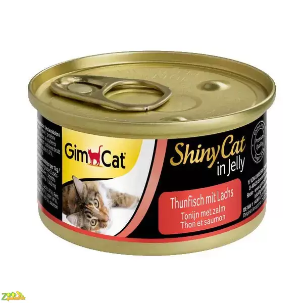 Вологий корм для котів GimCat Shiny Cat 70 г (лосось та тунець)