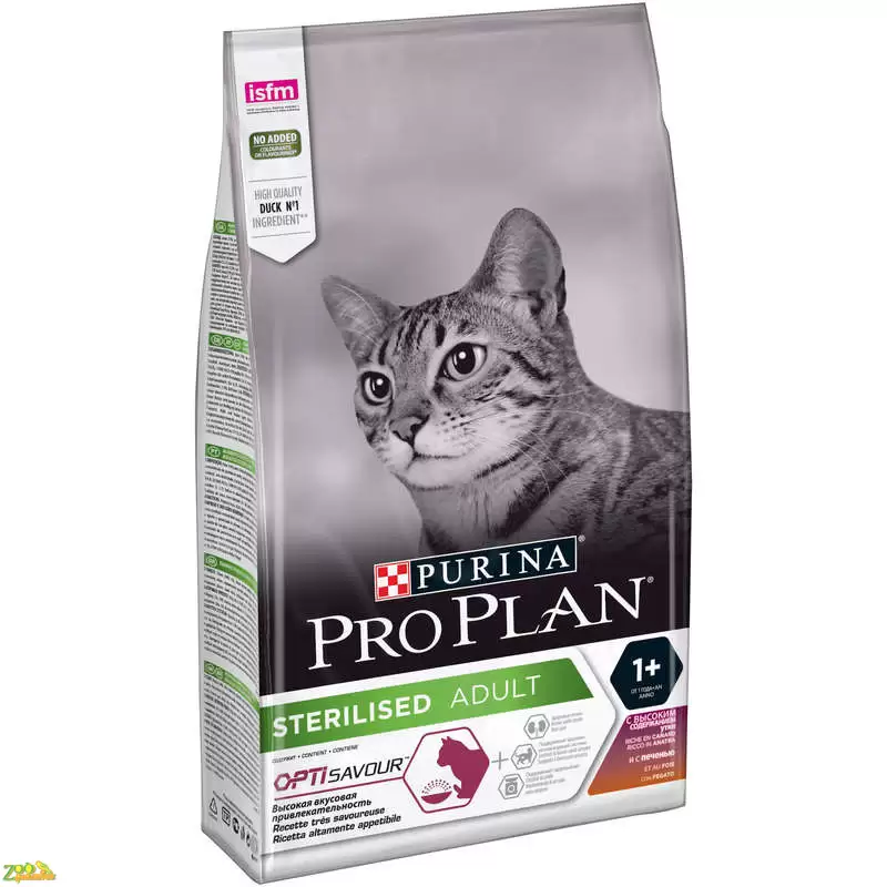 ProPlan Sterilised Adult Duck with Liver Сухой корм для кастрированных котов и стерилизованных…