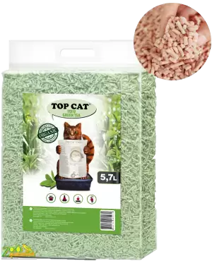 Наполнитель для кошачьего туалета TOP CAT TOFU ТОФУ - соевый наполнитель, с ароматом ЗЕЛЕНЫЙ…