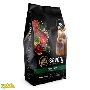 Сухой корм для собак малых пород Savory ягненок 3 кг