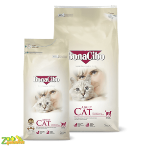Сухой корм для взрослых кошек с курицей и анчоусами BONACIBO ADULT CAT