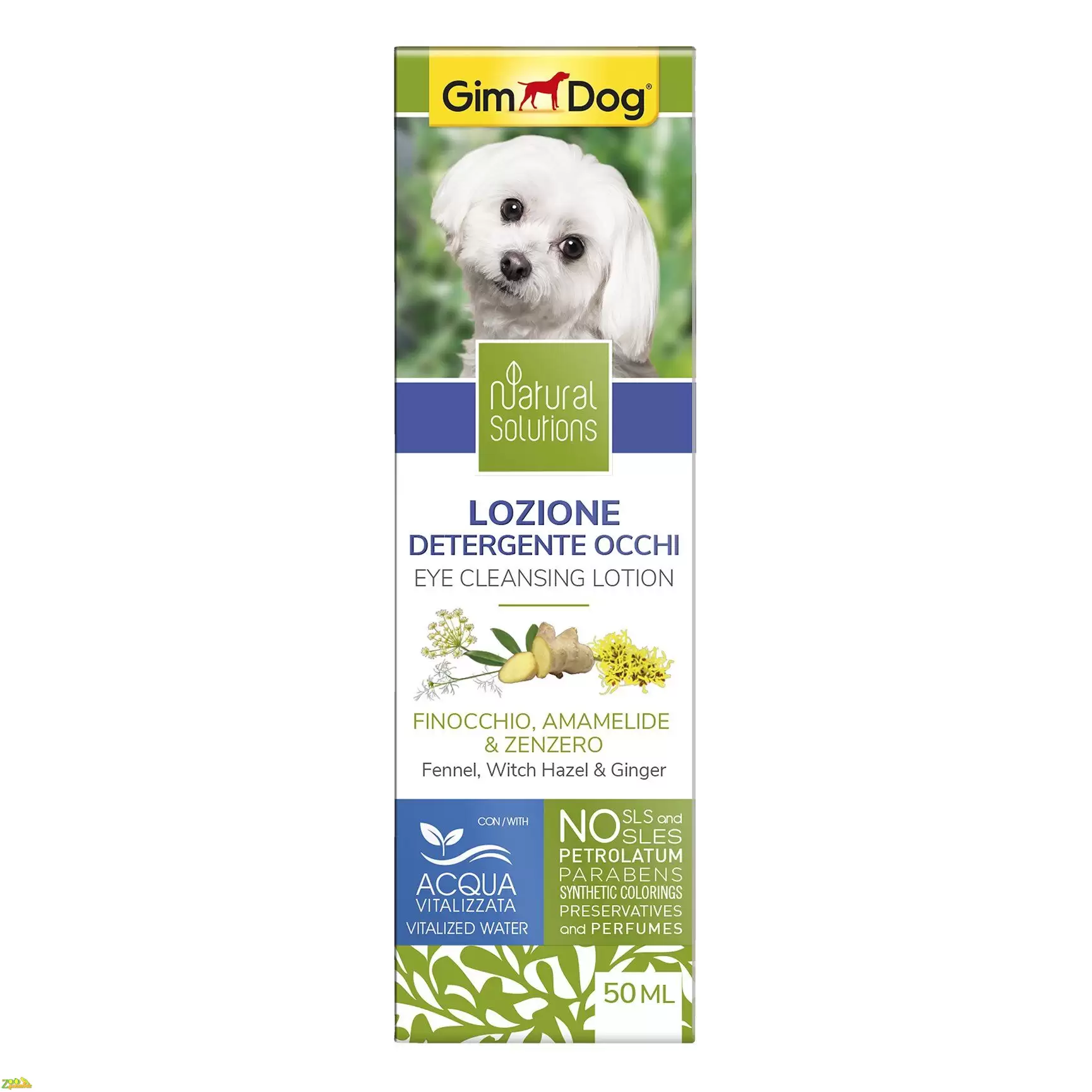 Лосьон для ухода за глазами GimDog Natural Solution «Eye Cleansing Lotion» 50 мл Арт. G-2.504841