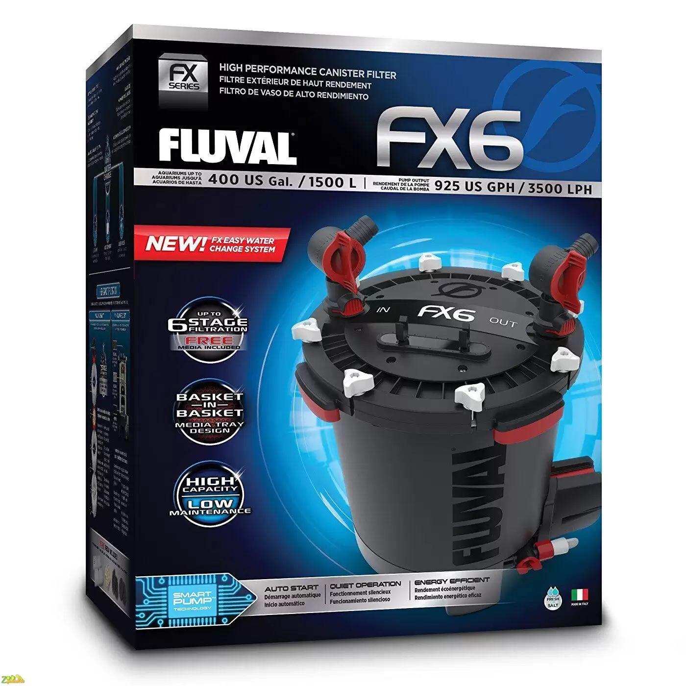 Внешний фильтр Fluval «FX6» для аквариума до 1500 л