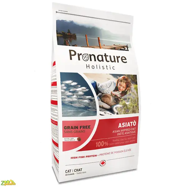 Cухой корм для котов Pronature Holistic Asiato РЫБА С ПАПАЙЕЙ 2 кг