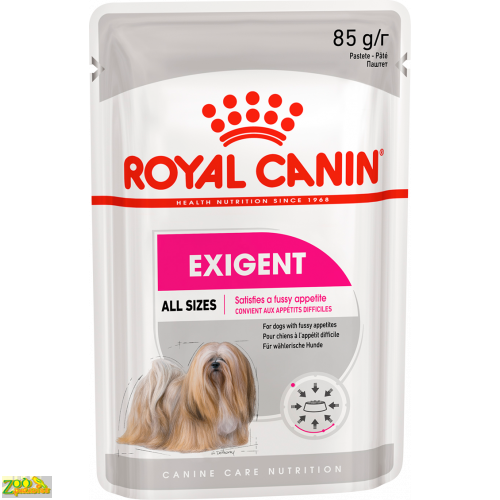 Royal Canin EXIGENT POUCH LOAF влажный корм для привередливых к вкусу собак, пауч 85 гр*12 шт 