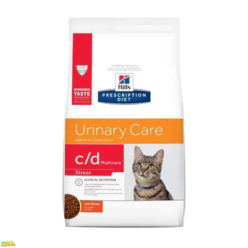 Hill's Prescription Diet c/d Urinary Care Multicare Stress для снижения стресса и здоровья…