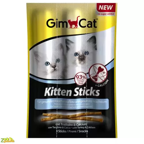 GimCat Kitten Sticks 3 шт. (индейка) лакомство для котят