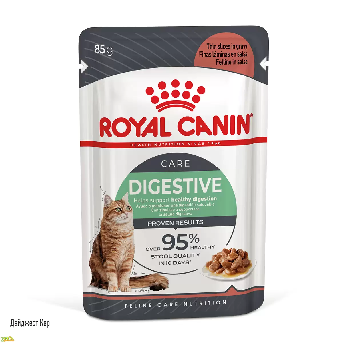 Royal Canin Digest Sensitive в соусі 85г * 12шт - паучі для поліпшення травлення у дорослих…