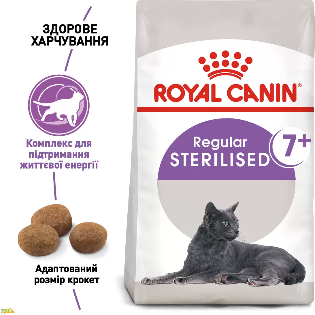 Royal Canin Sterilised 7 + корм для стерилізованих кішок старше 7 років