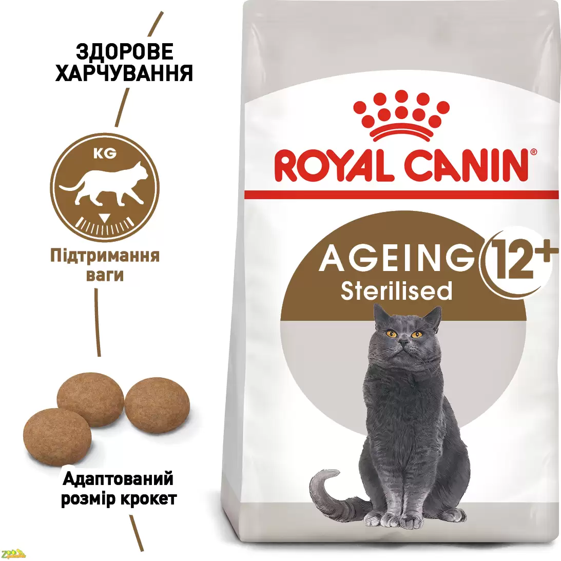 Royal Canin Ageing Sterilised +12 для стерилізованих котів старше 12 років