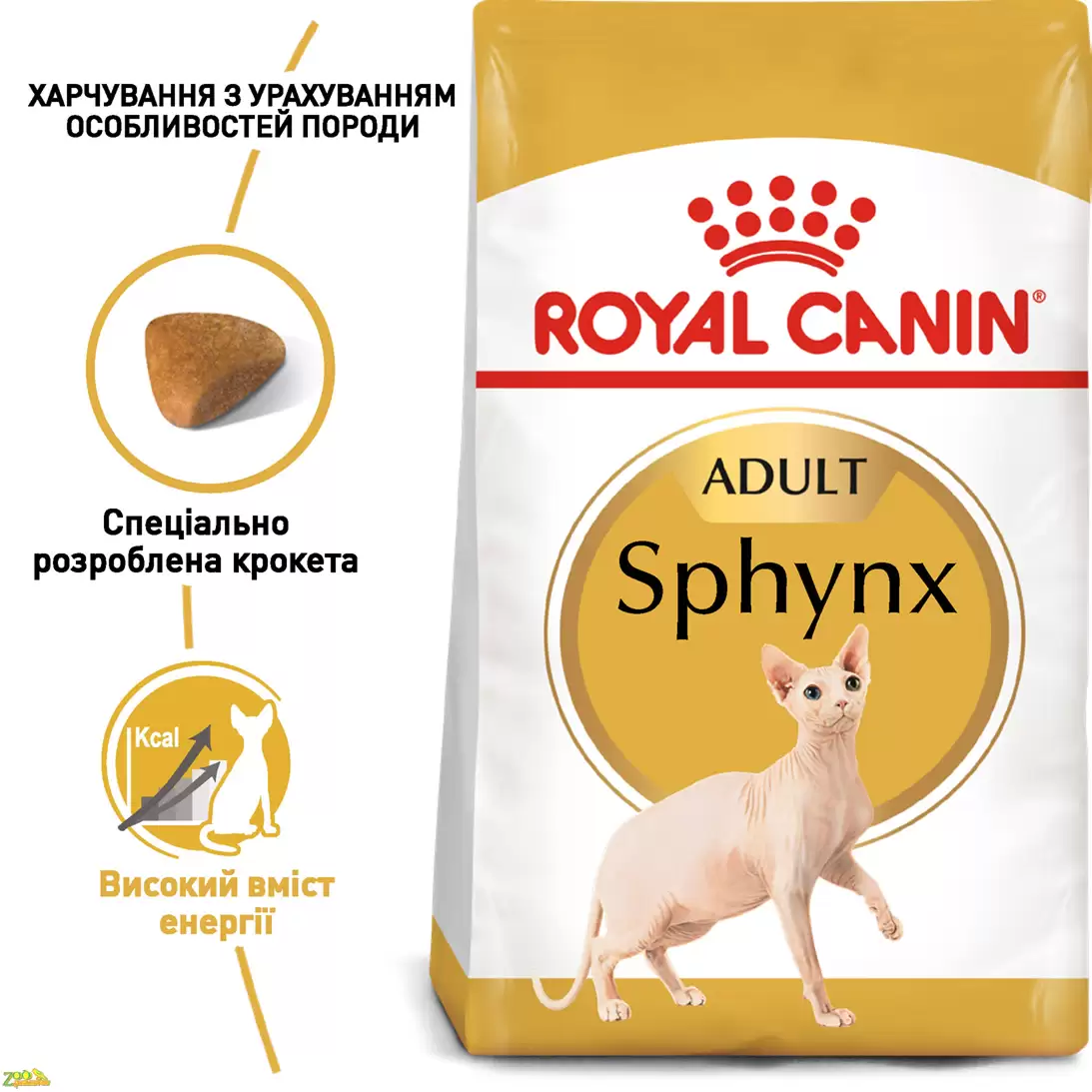 Royal Canin Sphynx корм для кішок породи cфінкс