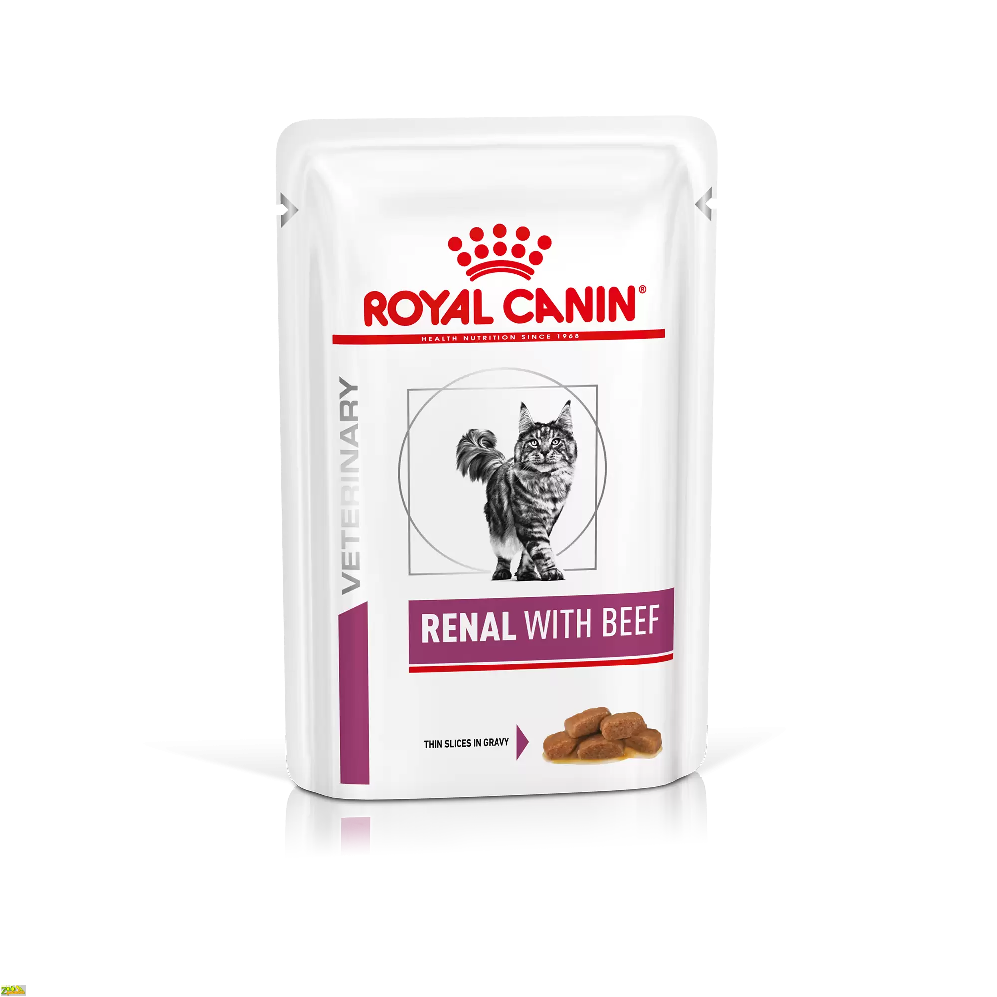 Royal Canin Renal Feline Beef Pouches Вологий корм з яловичиною для дорослих котів, які страждають…