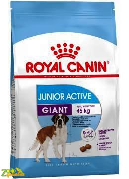 Сухой корм для щенков гигантских пород с повышенной активностью с 8 месяцев Royal Canin GIANT JUNIOR ACTIVE 