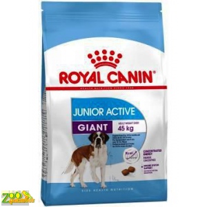 Сухой корм для щенков гигантских пород с повышенной активностью с 8 месяцев Royal Canin GIANT JUNIOR ACTIVE 