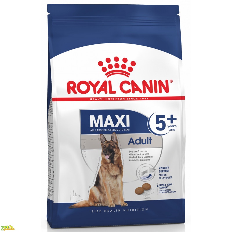 Сухой корм для собак крупных пород старше 5 лет Royal Canin MAXI ADULT 5+ 4 кг 