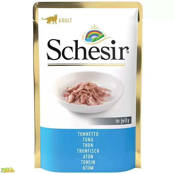 Консервы (влажный корм) для кошек Schesir (Tuna) Шезир ТУНЕЦ 85г (171009)