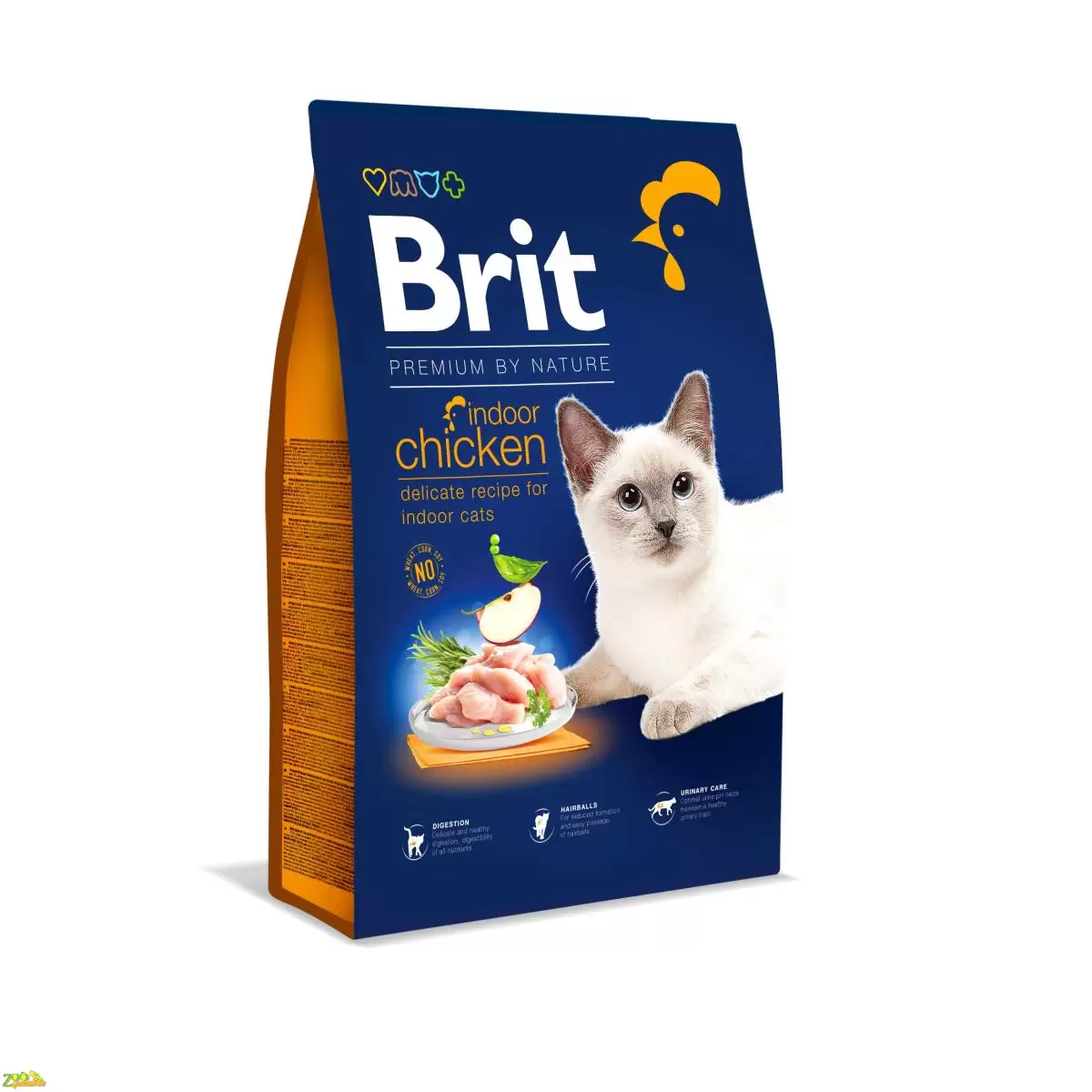 Сухой корм для кошек живущих в помещении BRIT PREMIUM Cat Indoor 1.5 кг