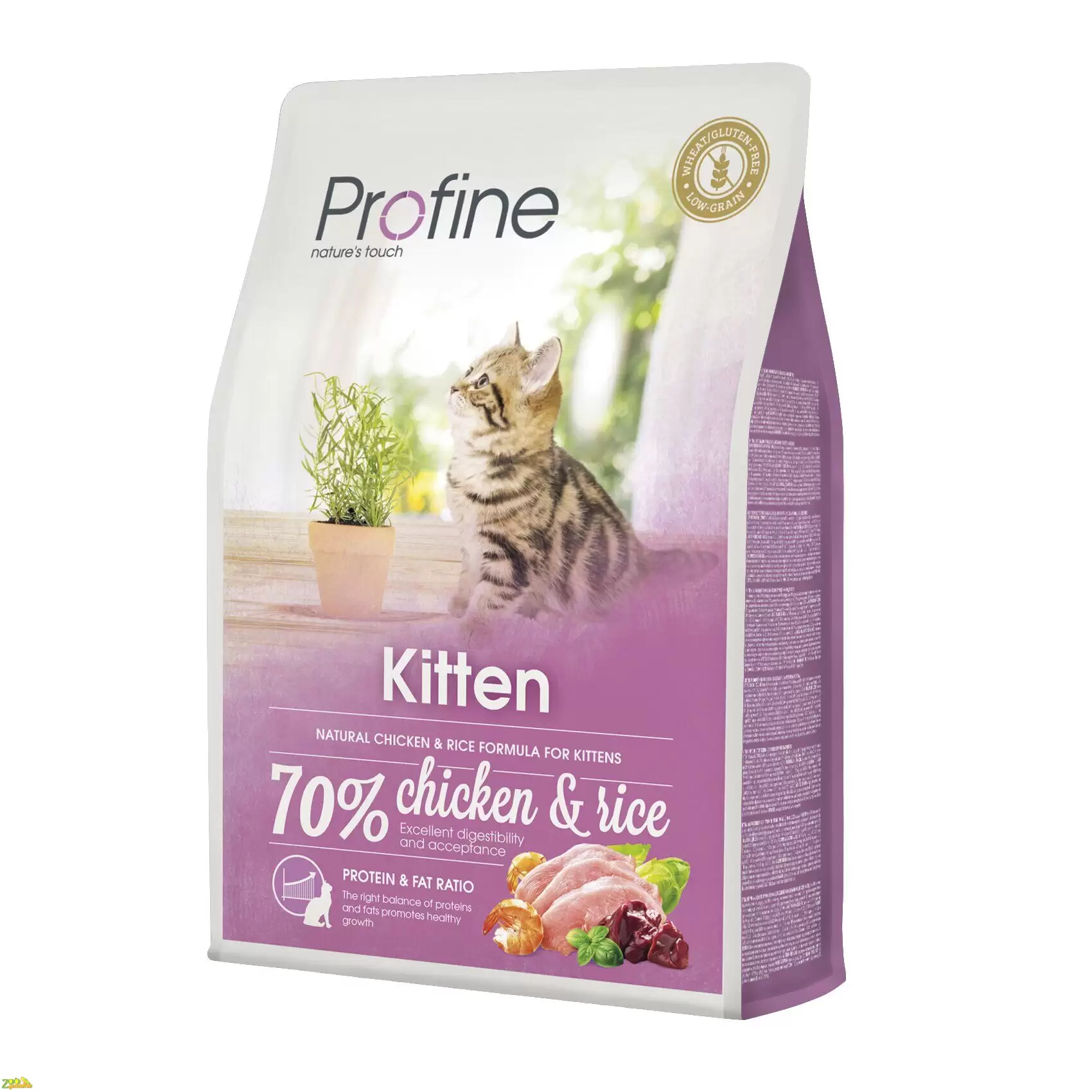 Сухой корм для котят 1-12 месяцев PROFINE Cat Kitten 2кг