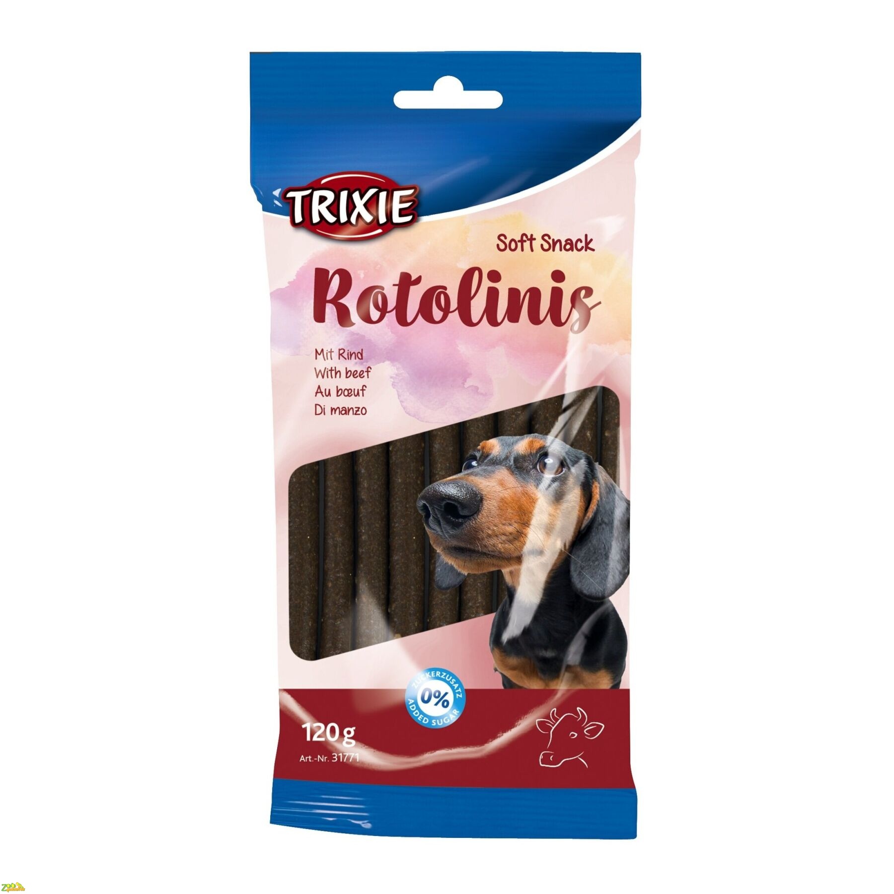 Лакомство для собак Trixie Rotolinis 120 г (говядина) арт.31771