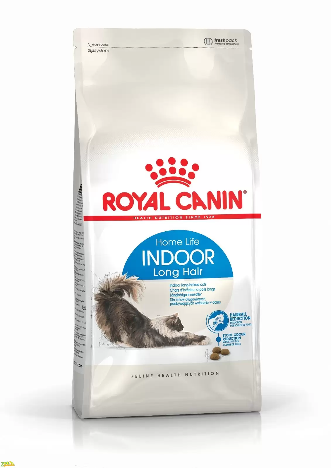 Сухой корм для домашних кошек с длинной шерстью Royal Canin INDOOR LONGHAIR 2 кг