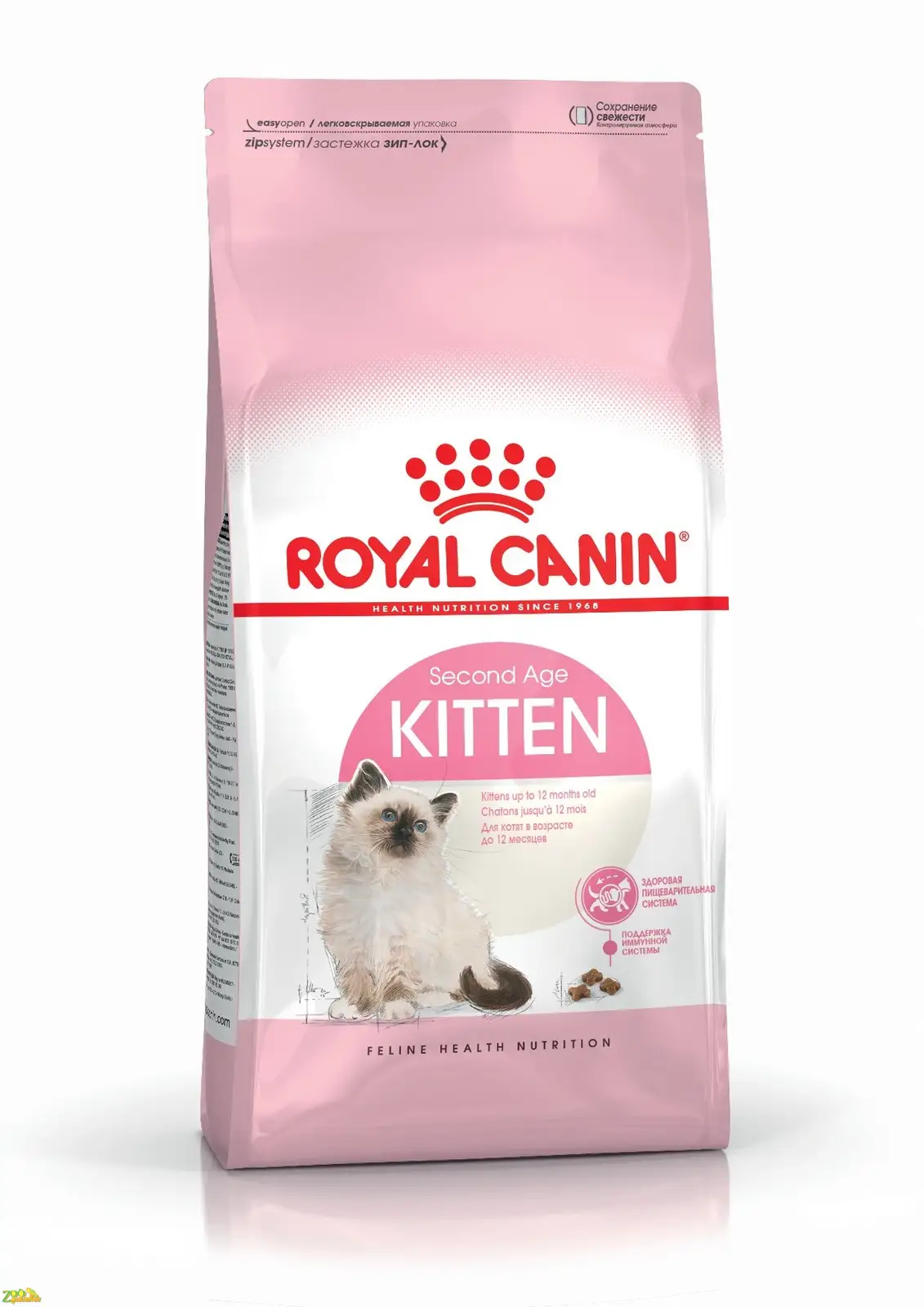 Сухой корм для котят с 4 до 12 месяцев Royal Canin KITTEN 400 гр