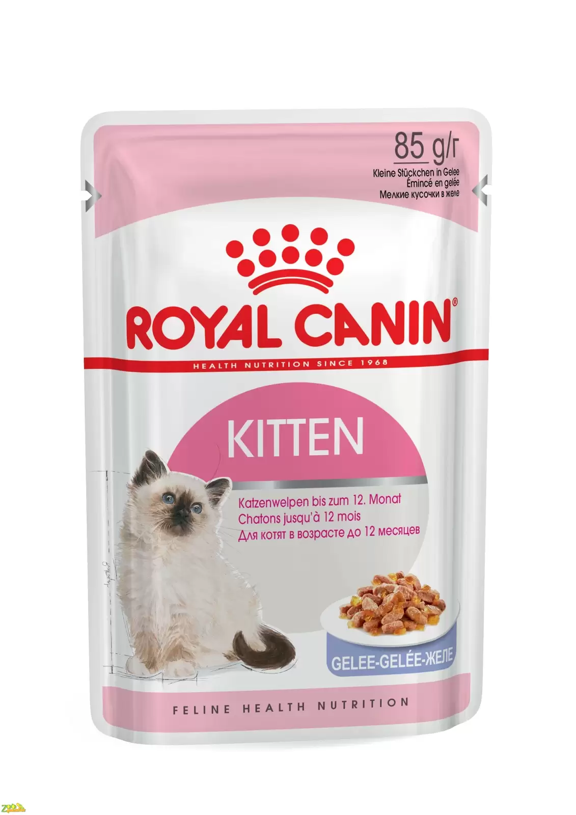 Консервы (влажный корм) для котят Royal Canin KITTEN INSTINCTIVE в желе 85г х 12шт (4150001)