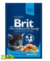 Консервы (влажный корм) для котят Brit Premium Cat Пауч Курица