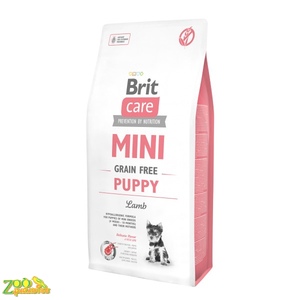 Сухой беззерновой гипоаллергенный корм Brit Care Mini Grain Free Puppy 7 кг